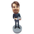Stock Body Gadget Guys Male Executive With iPad Male Bobblehead